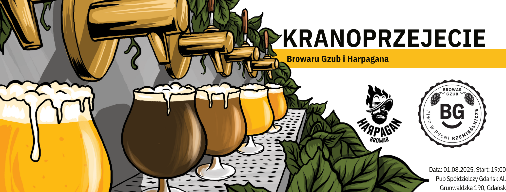 Kranoprzejęcie Gzuba i Harpa