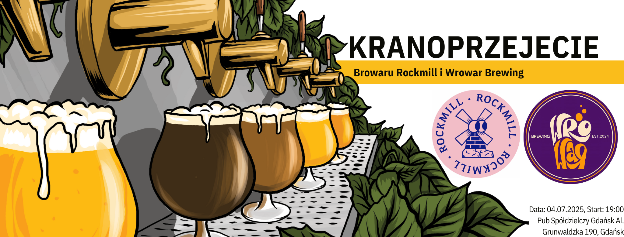 Rockmill i Wrowar Bew. w piwni